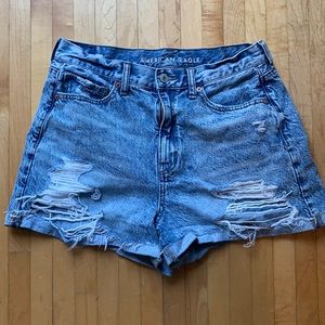American Eagle Denim Mom Shorts